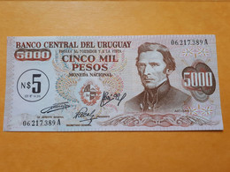 URUGUAY 5 NUEVOS PESOS 1975 UNC - Uruguay