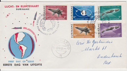 SPACE MISSION SURINAME FDC - Surinam