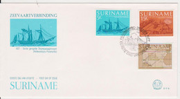 NAUTICAL TRANSPORT SURINAME FDC - Surinam