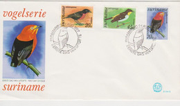 BIRD BIRDS SURINAME FDC - Surinam