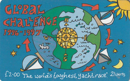 ISLE OF MAN. Global Challenge Yacht Race. 1996-01. 5000 Ex. IM-TEL-0111. (024). - Île De Man