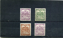 Réunion 1933 Yt 16-18 23 * - Portomarken