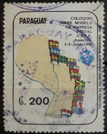 PARAGUAY 1990 Postal Union Of The Americas And Spain Colloquium USADO - USED. - Paraguay