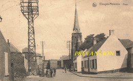 ELOUGES- Monceau Place - Carte Circulé 1923 - Dour