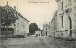 CPA FRANCE 38 " Corbelin, Grande Rue" - Corbelin