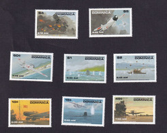 Dominica 1991 Attack On Pearl Harbor , World War II SCOTT No.1368-1375   I202106 - Dominica (1978-...)