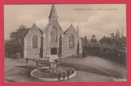 Moerbeke-Waes - Kerk En Standbeeld ( Verso Zien ) - Mörbeke-Waas