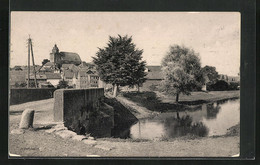 AK Kirchhain, Ortsansicht Mit Kirche - Kirchhain