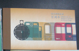 China Hong Kong 2010 Booklet Centenary Of Railway Stamp Train - Carnets
