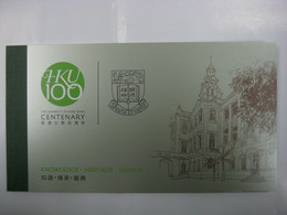 China Hong Kong 2011 Booklet The University Of Hong Kong Centenary Stamps - Postzegelboekjes