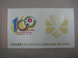 China Hong Kong 2016 Booklet  Centenary Of Hong Kong Girl Guides Stamp - Postzegelboekjes