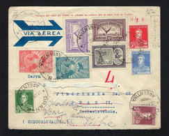 ARGENTINA 1932 AIR MAIL LETTER TO CZECHOSLOVAKIA - Luchtpost