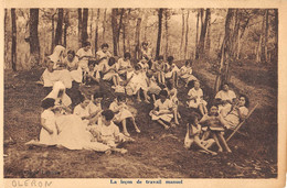 CPA 17 ILE D'OLERON LA LECON DE TRAVAIL - Ile D'Oléron