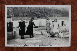 PRECY-SUR-OISE (60) - CARTE PHOTO - A LA FERME - Précy-sur-Oise