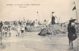 CPA 17 ROYAN LE CONCOURS DE SABLE A PONTAILLAC CA ROULE - Royan