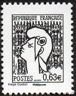 France Marianne De Cocteau N° 4783 ** La Vème République Au Fil Du Timbre - 1961 Marianne De Cocteau