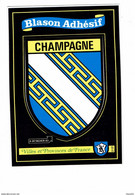 Carte - Blason Adhésif - CHAMPAGNE  - Villes Provinces De France -  212 Kroma - AUTOCOLLANT - Champagne-Ardenne
