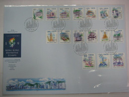 China Hong Kong 1999 - 2002  FDC Definitive Stamps First Day Cover - FDC