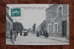 RESSONS-SUR-LE-MATZ (60) - RUE DU BAIL - BUREAU DE POSTE ET TELEGRAPHE - Ressons Sur Matz