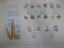 China Hong Kong 1999 - 2002  LDC Definitive Stamps Last Day Cover - FDC