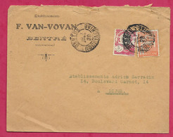 Indochine-Enveloppe-Bentré-1928 - Covers & Documents