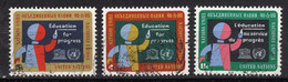 UNO New York 130-32 (0) – Education - UNESCO   (1964) - Oblitérés