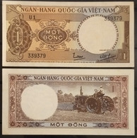 South Vietnam Viet Nam 1 Dong UNC Banknote Note 1964 - Pick # 15 - Viêt-Nam
