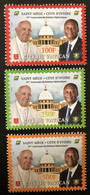 Côte D'Ivoire Ivory Coast 2020 Mi. ? Joint Issue Emission Commune Vatican 50 Ans / Years Relations Pape Pope President - Côte D'Ivoire (1960-...)