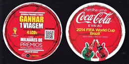 COCA COLA - 2014 Fifa World Cup Brazil / Coca Cola Portugal - Sottobicchieri Di Birra