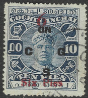 Cochin(India). 1933 Official. Surcharge. 6p On 10p Used. SG O33 - Cochin