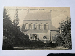 WAASMUNSTER - WAESMUNSTER - SOMBEKE - MAISON DE MR BERN. VERDURMEN - Waasmunster