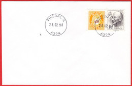 NORWAY -  6394 FIKSDAL A (Møre & Romsdal County) - Last Day/postoffice Closed On 1998.02.28 - Emissioni Locali