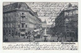 Kaiserstrasse, Frankfurt Old Postcard Posted 1901 Hirzenhain To Butzbach B210610 - Frankfurt A. Main