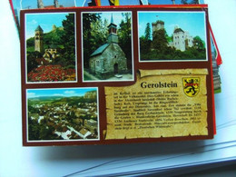 Duitsland Deutschland Allemagne Rheinland Pfalz Gerolstein Mit Text - Gerolstein