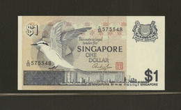 Singapour, 1 Dollar, 1976-1980 ND "Birds" Issue - Singapour