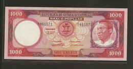 Guinée Equatoriale, 1,000 Ekuele, 1975 Second Dated Issue - Aequatorial-Guinea