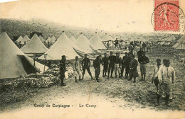 Marseille * Camp De Carpiagne * La Vie Au Camp * Militaire Militaria Tentes - Non Classés