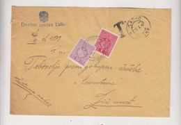 YUGOSLAVIA, 1940 LASKO  Nice Cover  + Postage Due - Autres & Non Classés