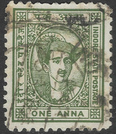 Indore (Holkar) State(India). 1940-46 Maharaja Yeshwant Rao Holkar II, 1a Used. SG 38 - Holkar