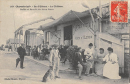 CPA 17 ILE D'OLERON LE CHATEAU BUFFET ET BUVETTE DES DEUX GARES - Ile D'Oléron