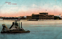 Port Saïd (Egypte) Maison Hollandaise, La Drague Sur Le Canal - Edition Ephtimios Frères - Carte N° 55101 Non Circulée - Port-Saïd