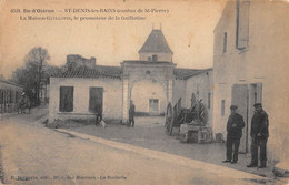 CPA 17 ILE D'OLERON SAINT DENIS LES BAINS LA MAISON GUILLOTIN PROMOTEUR DE LA GUILLOTINE - Ile D'Oléron