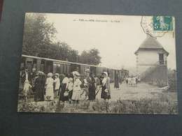 VER SUR MER  La Gare  1912 , Animé , Rare - Other Municipalities