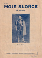 A7945- MOJE SLONCE (O SOLE MIO) SONG, ENRICO CARUSO OPERA SINGER, NAKLAD I.RZEPECKIEGO, WARSAW POLAND MUSICAL NOTES - Manifesti & Poster