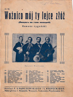 A7947- ROMANS CYGANSKI SONG, KWARTET WASILENKO BAND ,NAKLAD I.RZEPECKIEGO, WARSAW POLAND MUSICAL NOTES - Afiches & Pósters