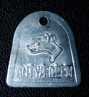 Jeton De Taxe De Chiens "Année 1970 - Antwerpen (Anvers) - Belgique / Belgie" Médaille De Chien - Dog License Tax Tag - Monétaires / De Nécessité