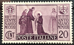 ITALIA / ITALY 1931 - Canceled - Sc# 258 - Mint/hinged