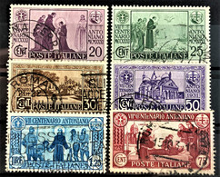 ITALIA / ITALY 1931 - Canceled - Sc# 258-263 - Afgestempeld
