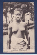 CPA Côte-d'Ivoire Afrique Noire Nu Féminin Ethnic Nude Femme Nue écrite - Côte-d'Ivoire