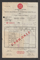 Egypt - 1954 - Vintage Invoice - ( Coca Cola - Delivery Invoice ) - Sonstige & Ohne Zuordnung